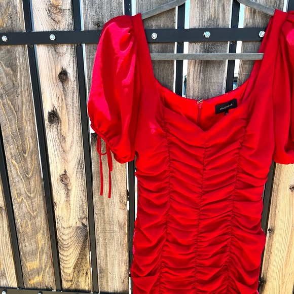 MAJORELLE Gerald Mini Dress in Red - Picture 8 of 8